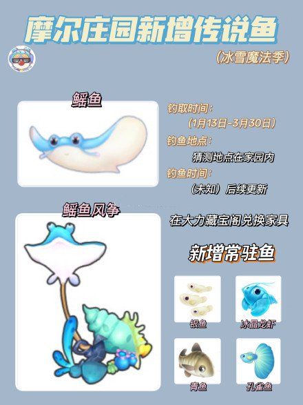 《摩爾莊園手游》鰩魚(yú)位置刷新獲取方法介紹