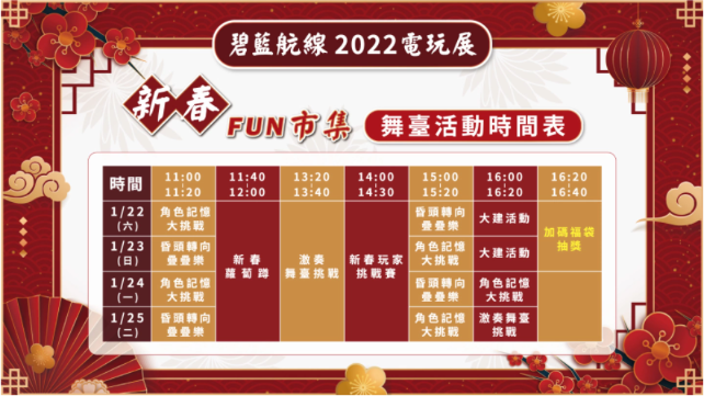 《碧藍(lán)航線》確認(rèn)參展2022臺(tái)北電玩展新春FUN市集主題登場(chǎng)
