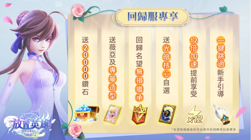 《放置英雄Eureka》回歸服活動開啟，最強(qiáng)英雄哪吒免費(fèi)送！