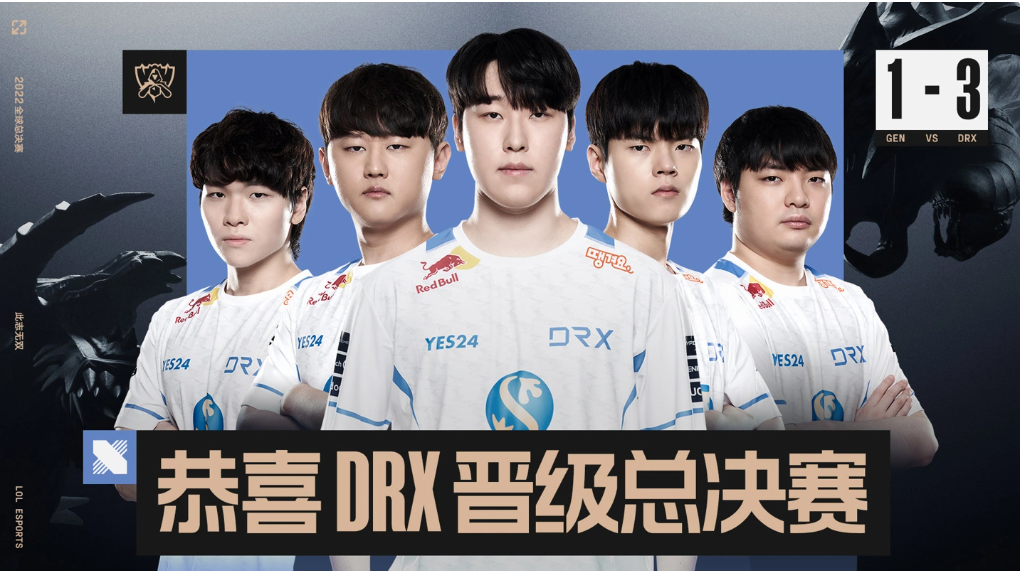 《英雄聯(lián)盟》S12 全球總決賽：LCK 四號(hào)種子 DRX 3-1 戰(zhàn)勝一號(hào)種子 GEN，將與 T1 爭(zhēng)奪冠軍