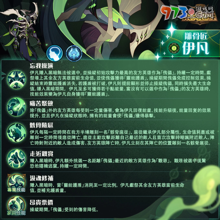 《劍與遠征》全新骸骨英雄「雕骨匠 - 伊凡」登場！并釋出全新首領挑戰(zhàn)！