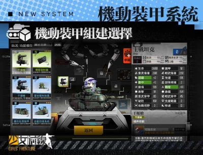 《少女前線》全新大改版「機(jī)動(dòng)裝甲系統(tǒng)」正式上線