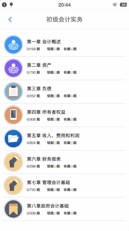初級(jí)會(huì)計(jì)題集截圖(1)