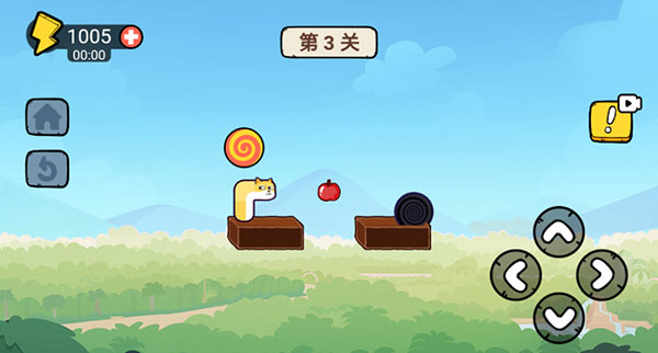 貪吃的蘋果蛇無(wú)限能量版截圖(2)