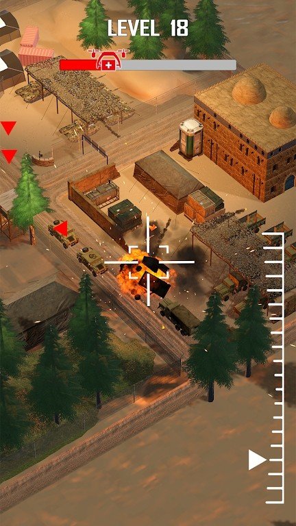 軍用無人機襲擊截圖(1)