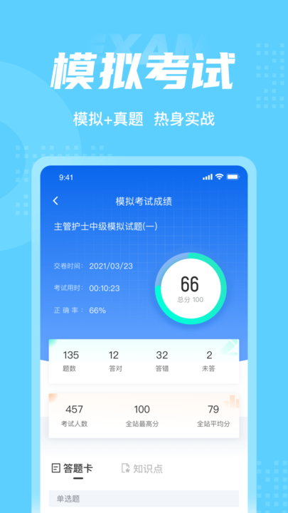 主管護(hù)士中級考試聚題庫截圖(2)