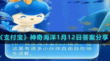 《支付寶》神奇海洋1月12日答案分享