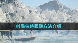 《射雕》俠侍跟隨方法介紹