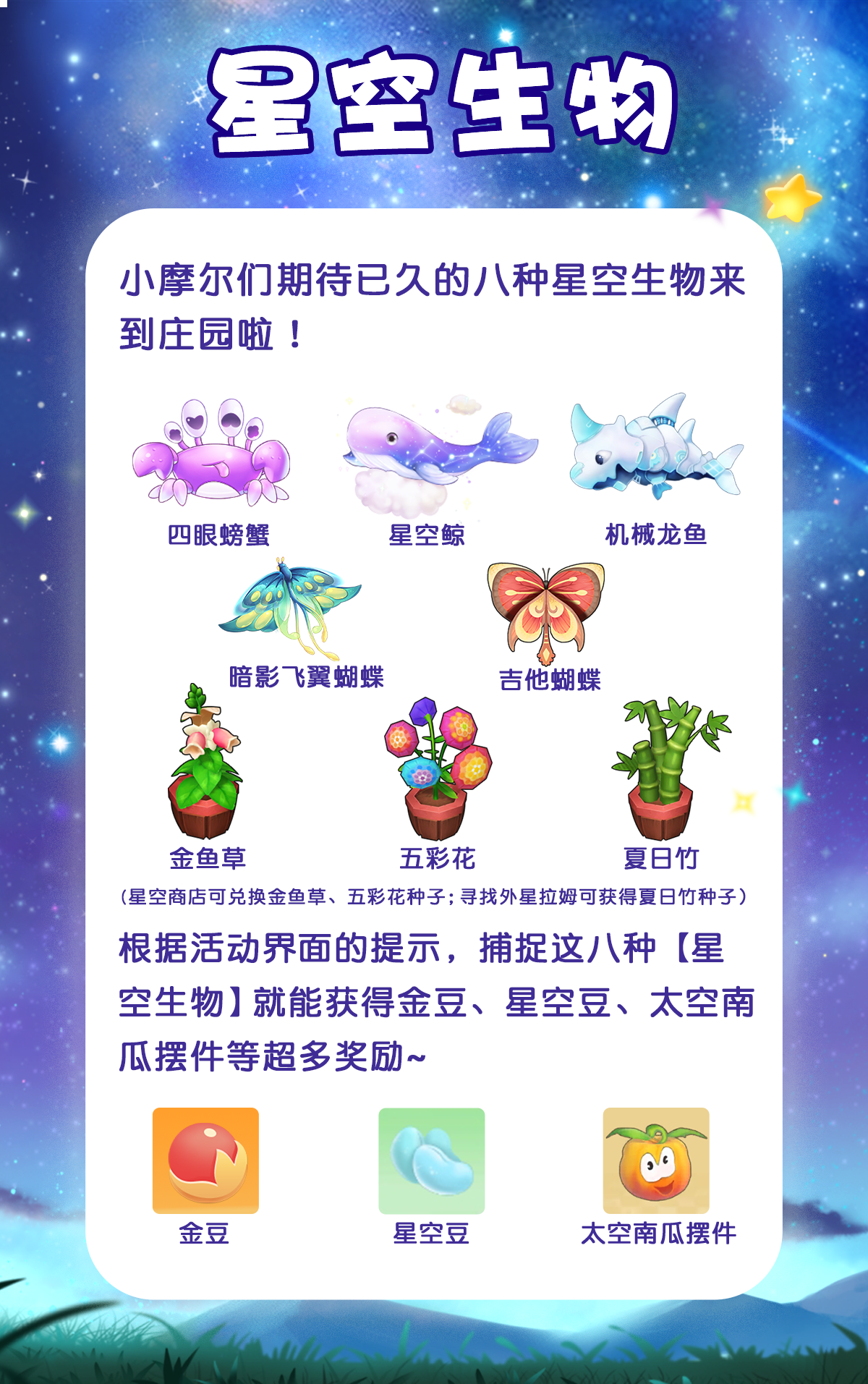 《摩爾莊園》拉姆運動會籌備中，星空節(jié)夢幻延續(xù)！